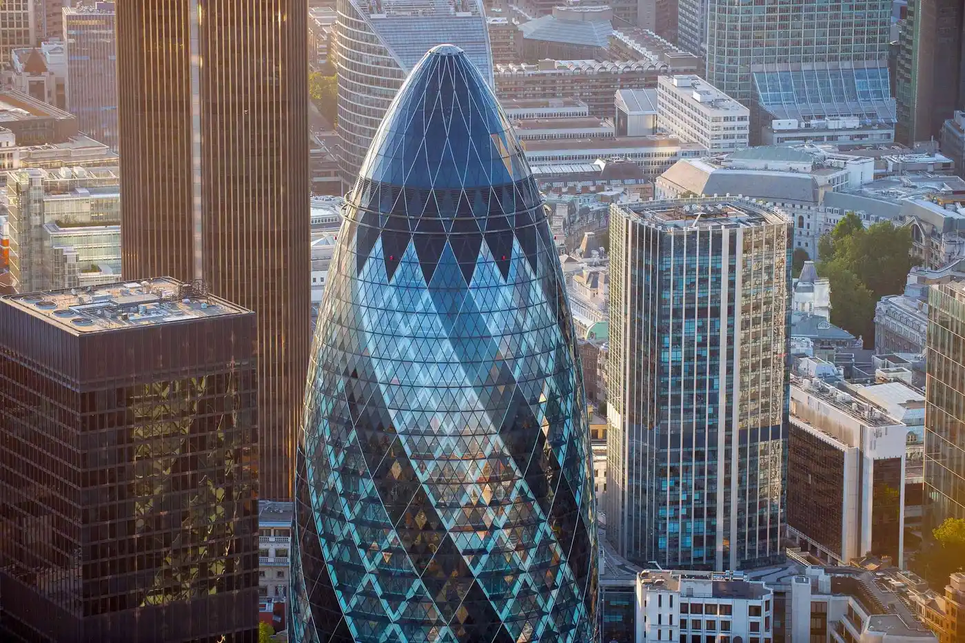 99 Bishopsgate aerial photo